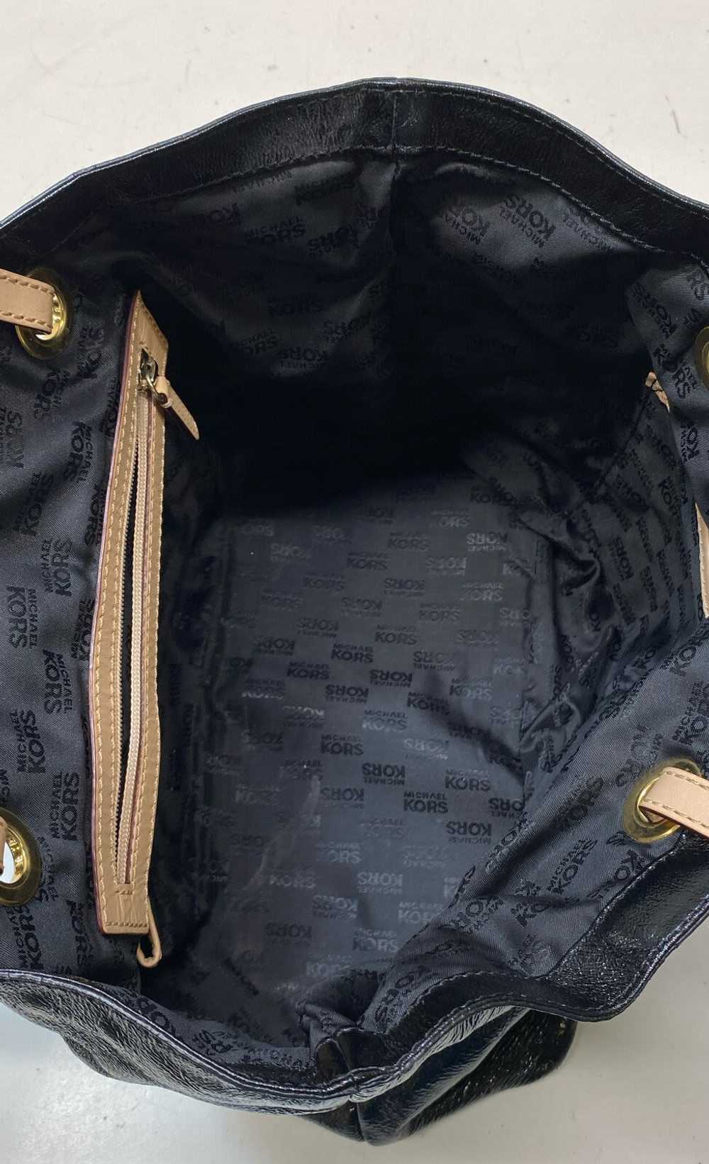 Michael Kors Pebbled Black Shoulder Bag - image 5