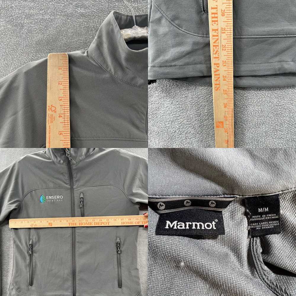 Marmot marmot Womens Size M gray full zip spandex… - image 4