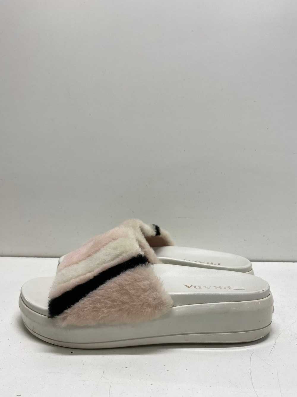 Authentic Prada White Slip-On Sandal W 6 - image 3