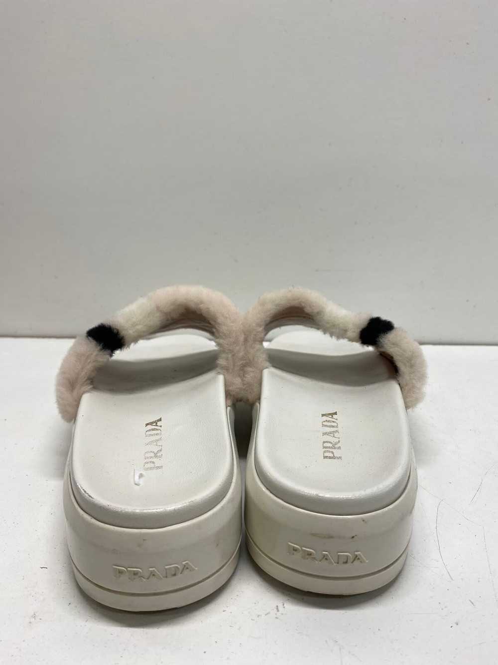 Authentic Prada White Slip-On Sandal W 6 - image 4