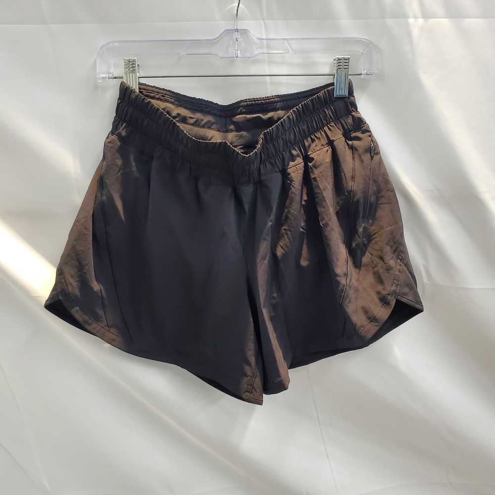 Lululemon Black Stretch Waist Shorts Size 8 - image 2