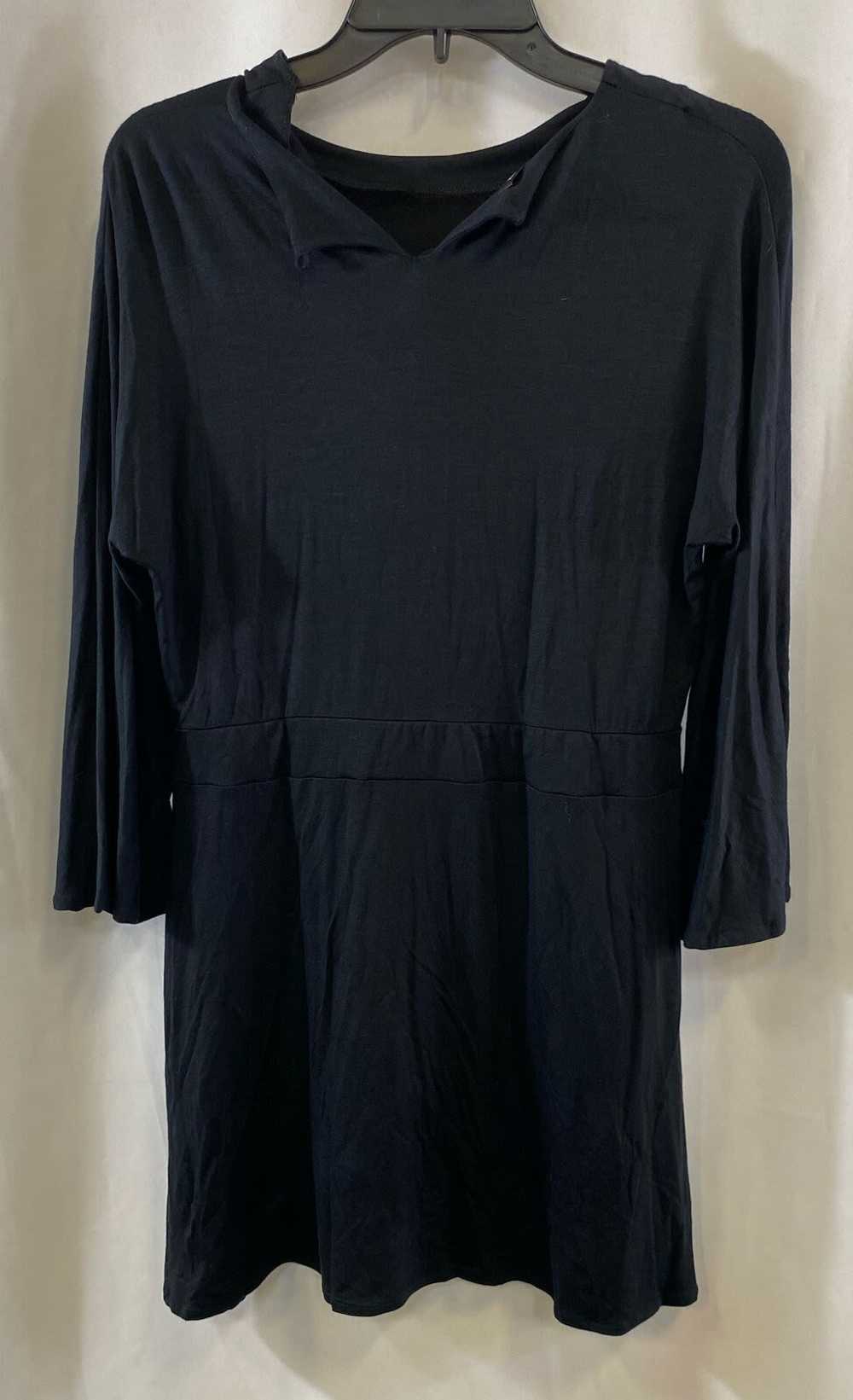 NWT Porter Grey Womens Black Cotton Long Sleeve C… - image 2