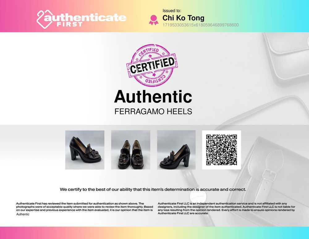 Authentic Salvatore Ferragamo Leather Tassel Acce… - image 9