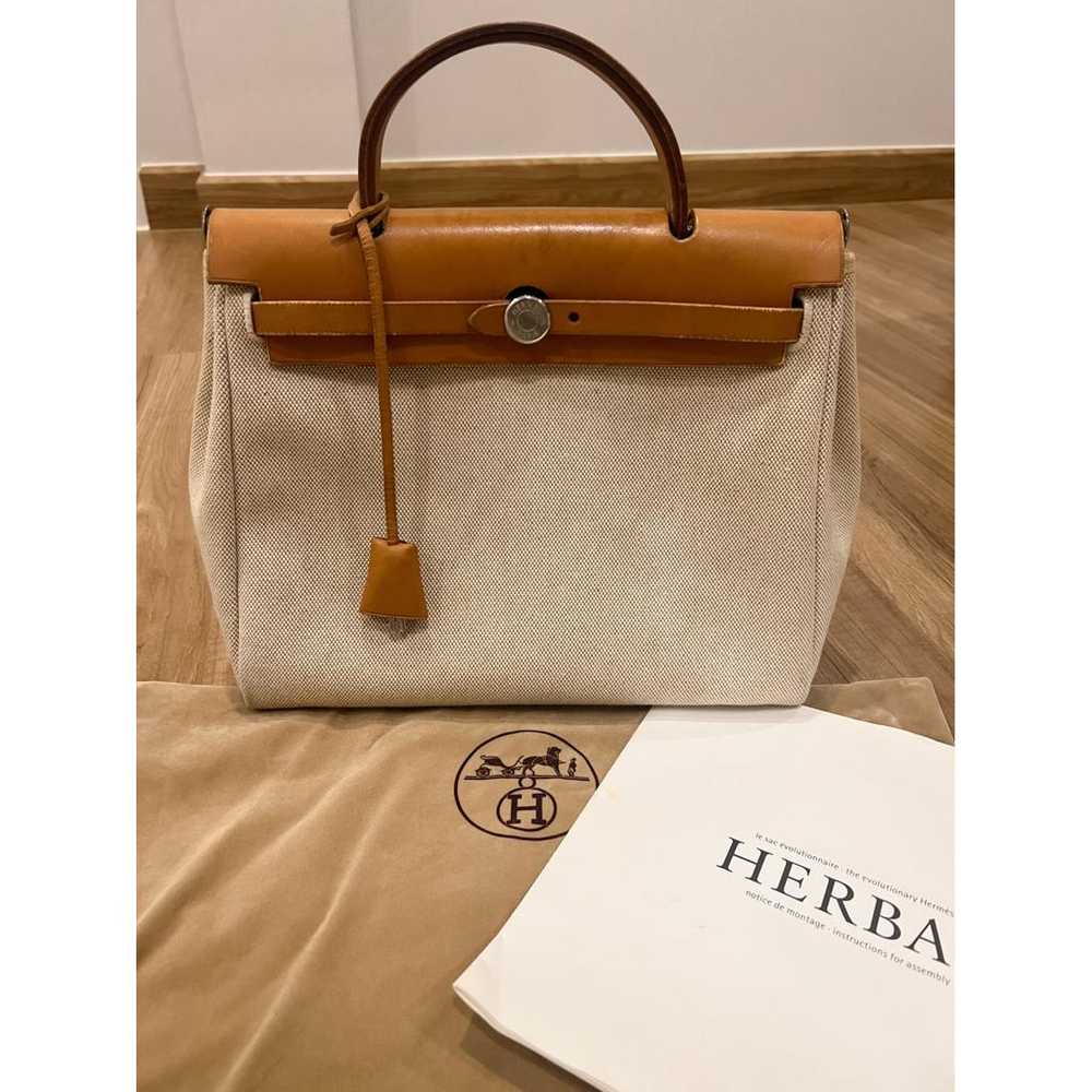 Hermès Herbag cloth handbag - image 11