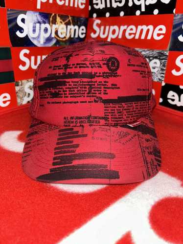 Supreme Supreme FBI 6 Panel Cap Red 2004 RARE HAT - image 1