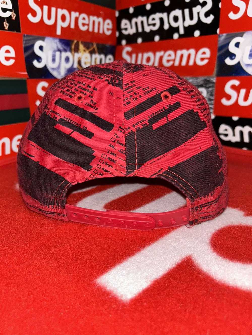 Supreme Supreme FBI 6 Panel Cap Red 2004 RARE HAT - image 5