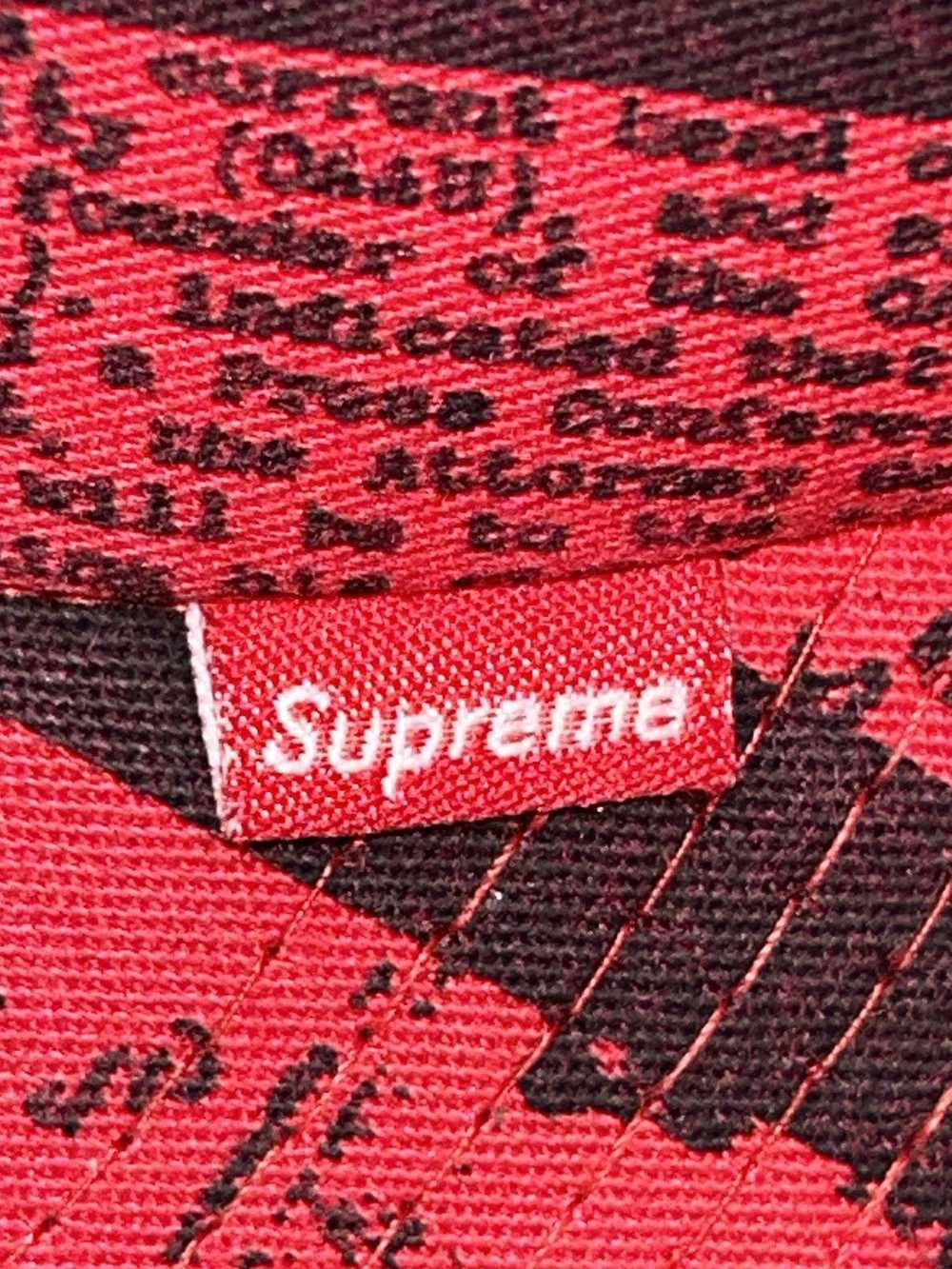 Supreme Supreme FBI 6 Panel Cap Red 2004 RARE HAT - image 7