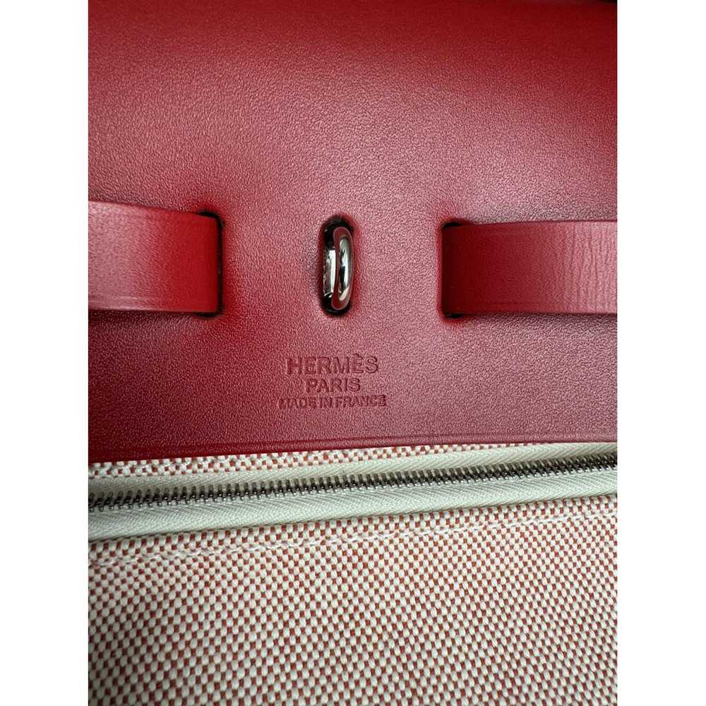 Hermès Herbag cloth handbag - image 5