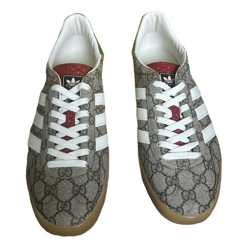 Gucci X Adidas Leather low trainers - image 1