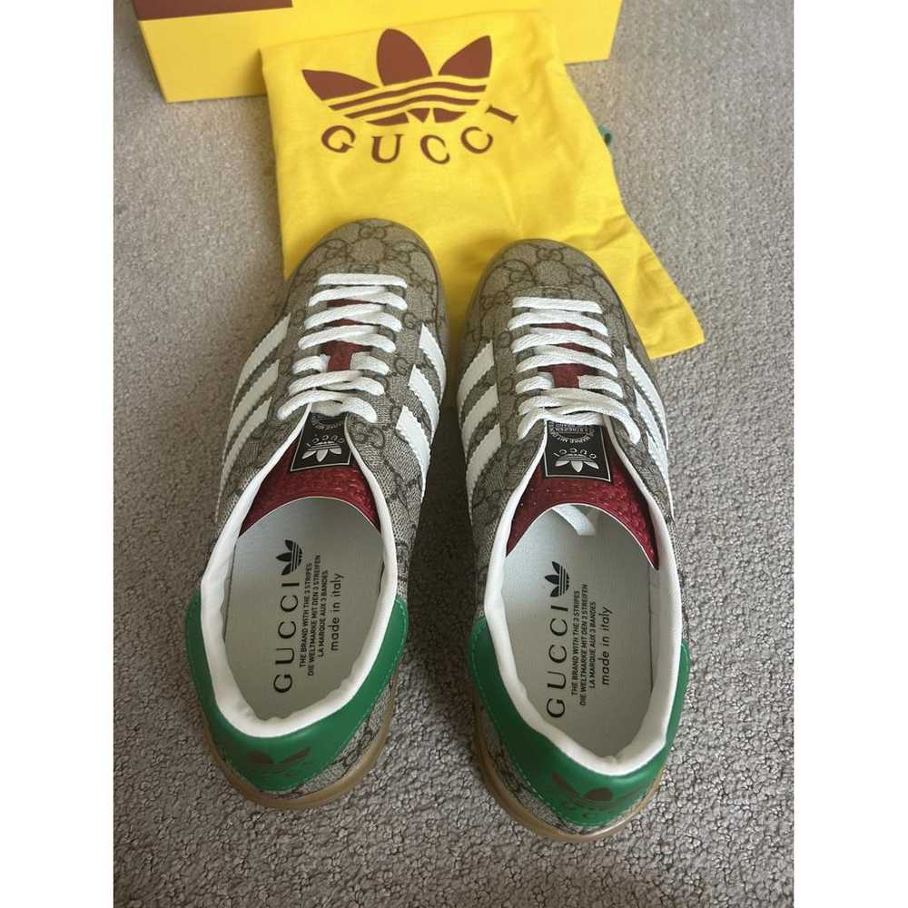 Gucci X Adidas Leather low trainers - image 5