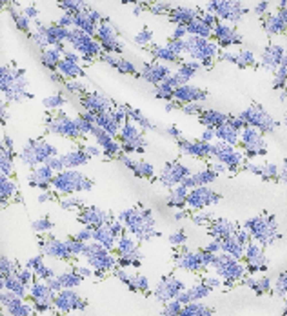 Milla Blue Hydrangea mock neck sleeveless evening… - image 8