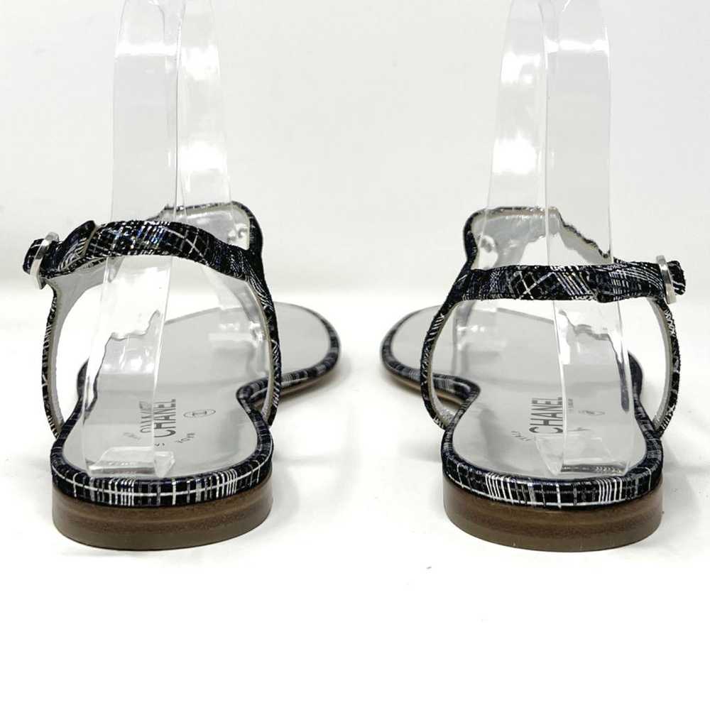 Chanel Cloth sandal - image 3