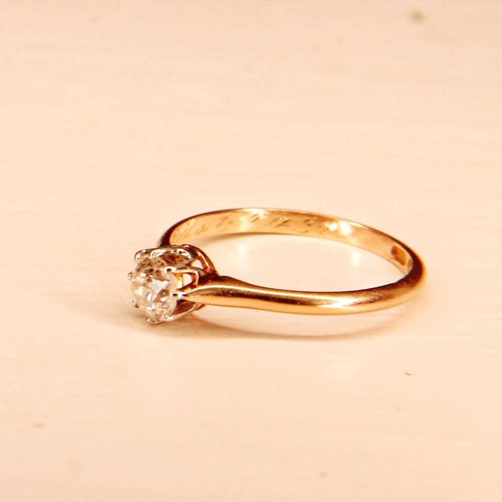 Non Signé / Unsigned Yellow gold ring - image 6