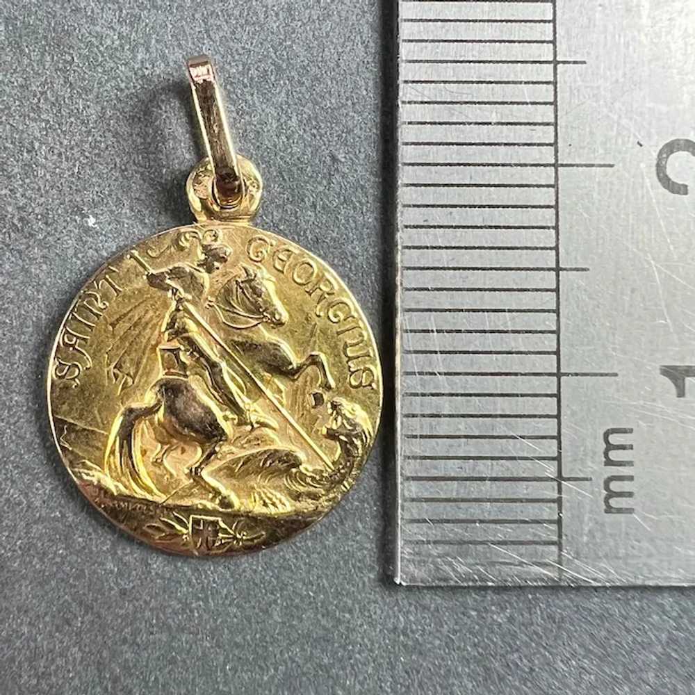 French St George and the Dragon 18K Yellow Gold M… - image 10