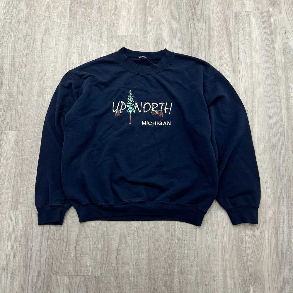 Vintage Vintage Up North Michigan Sweatshirt Men'… - image 1