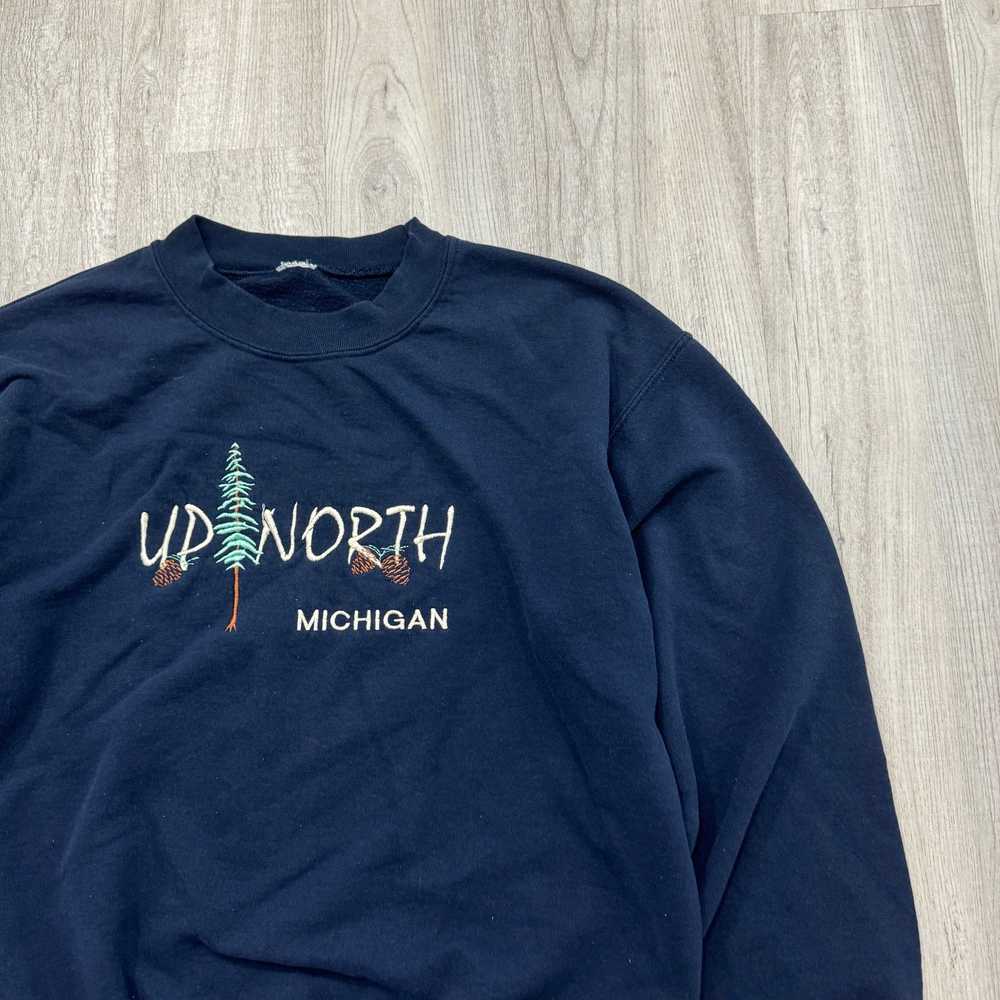 Vintage Vintage Up North Michigan Sweatshirt Men'… - image 2