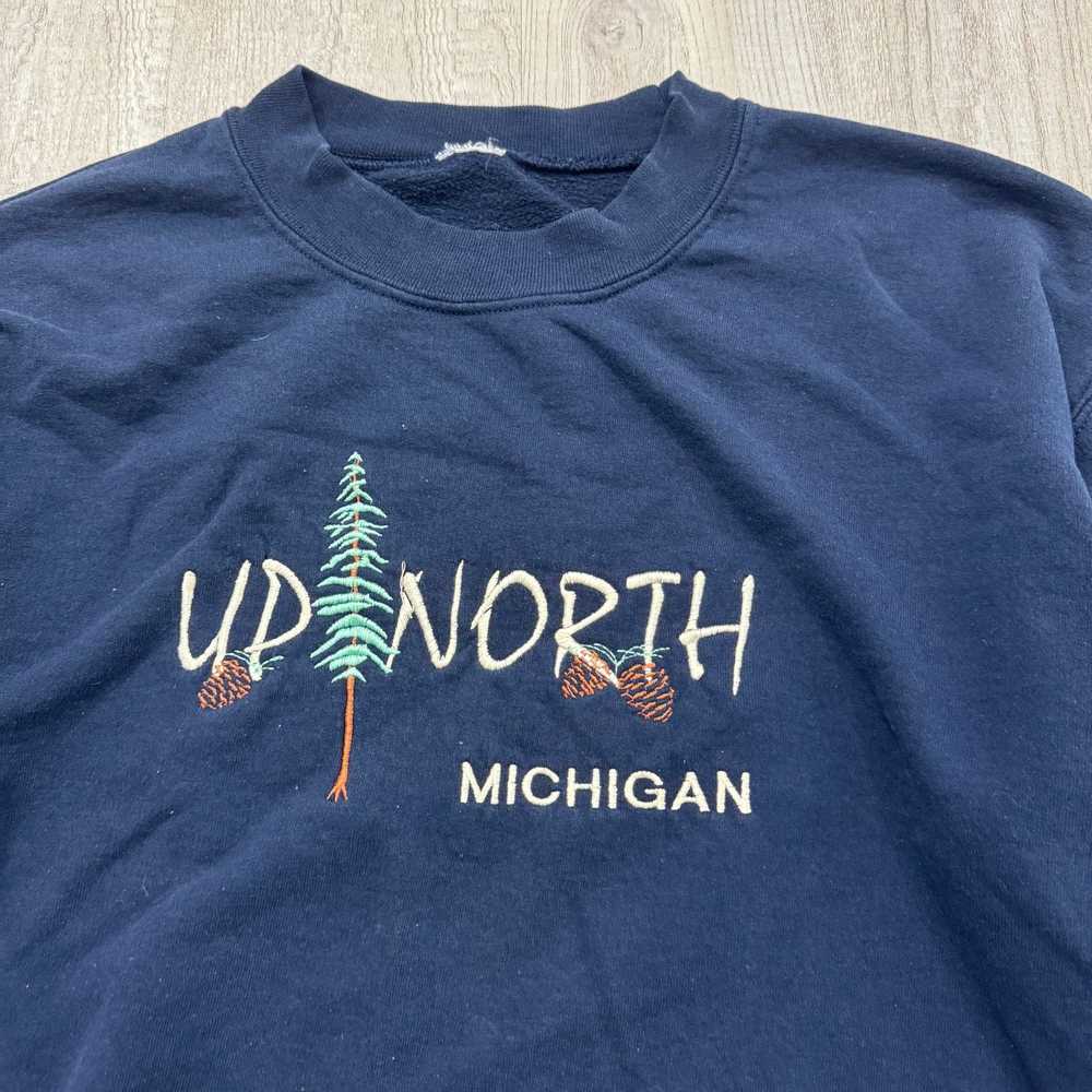 Vintage Vintage Up North Michigan Sweatshirt Men'… - image 3
