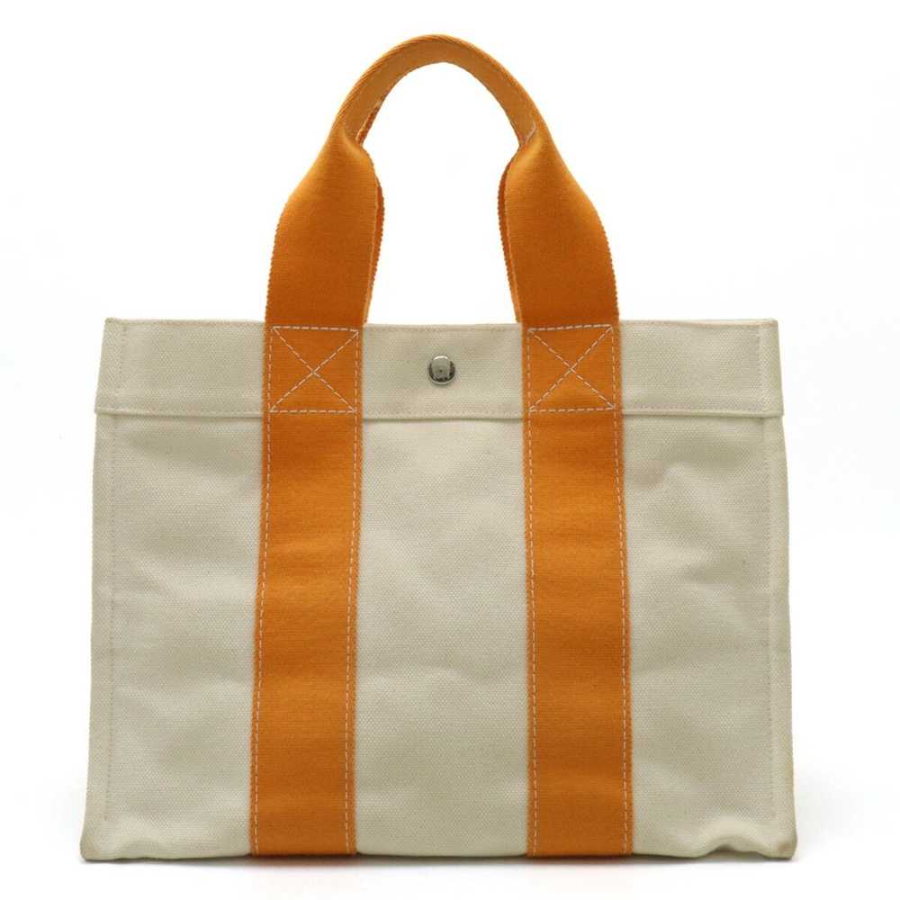 Hermes Hermes Bora PM Tote Bag Handbag Canvas Bei… - image 1