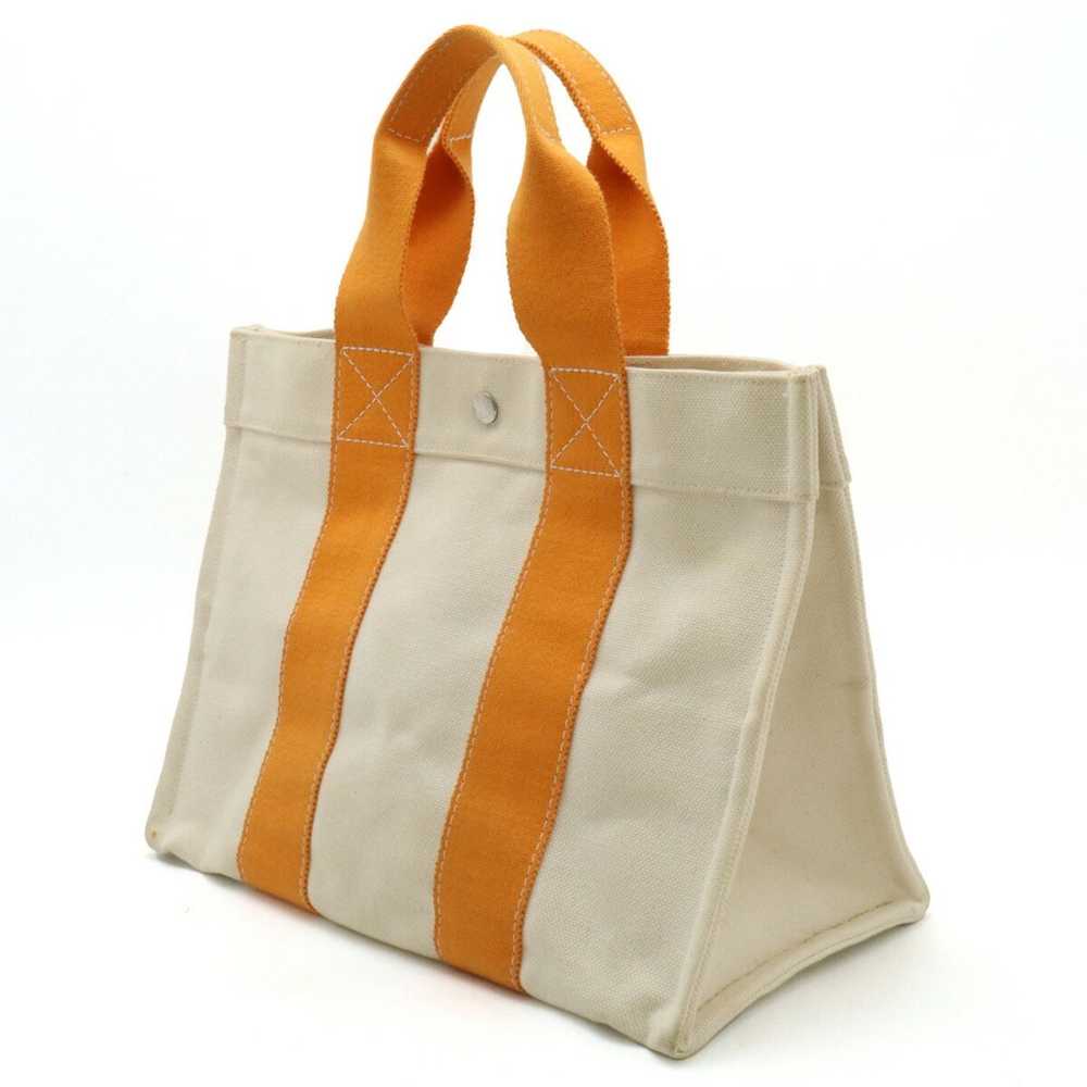 Hermes Hermes Bora PM Tote Bag Handbag Canvas Bei… - image 3