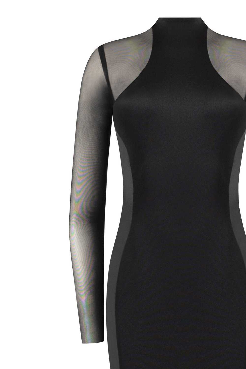 Milla Showstopper black dress with semi-transpare… - image 5