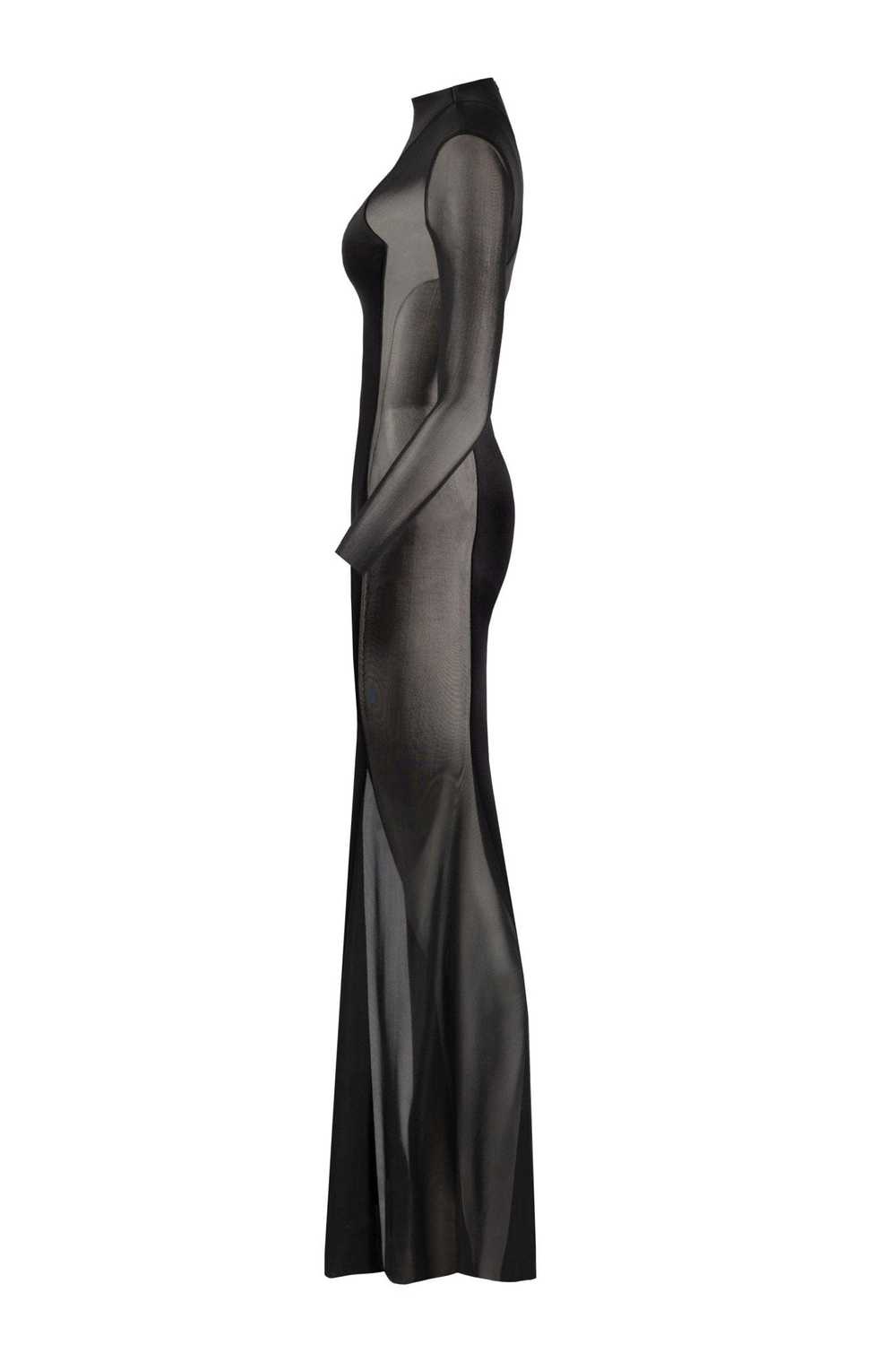 Milla Showstopper black dress with semi-transpare… - image 7