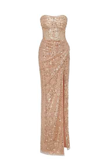 Milla Radiant maxi dress in gold - image 1