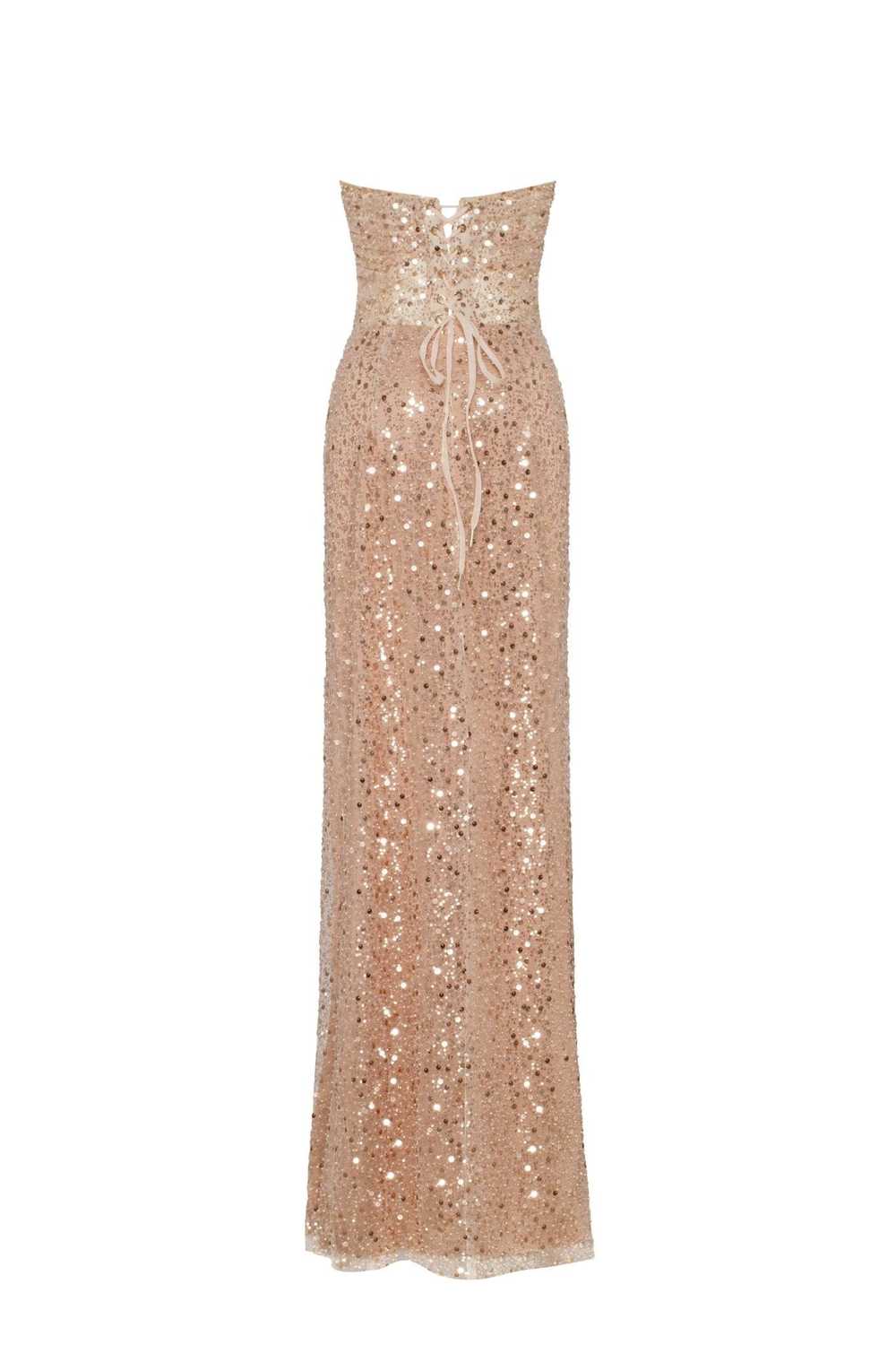 Milla Radiant maxi dress in gold - image 3