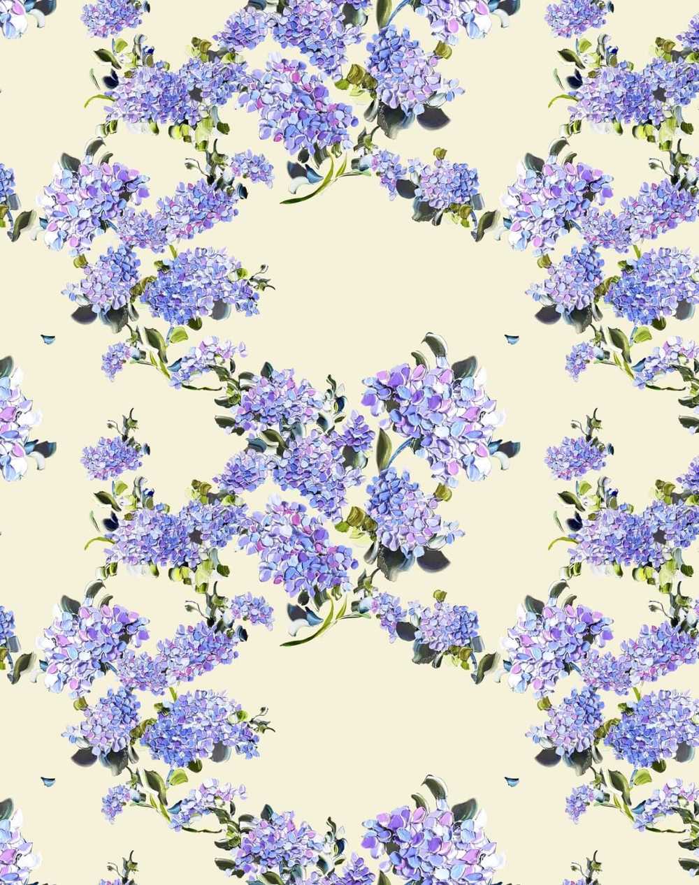 Milla Hydrangea Chic off-the-shoulder floral maxi… - image 5