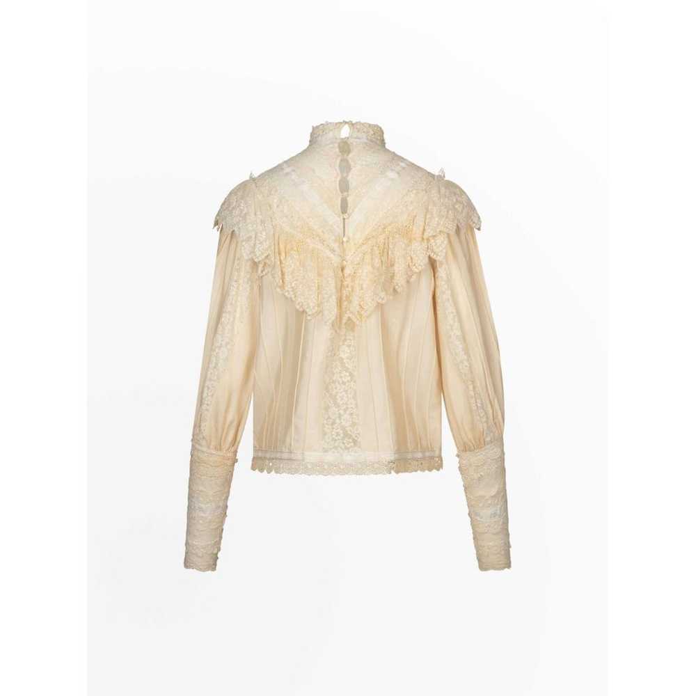 Non Signé / Unsigned Silk blouse - image 3