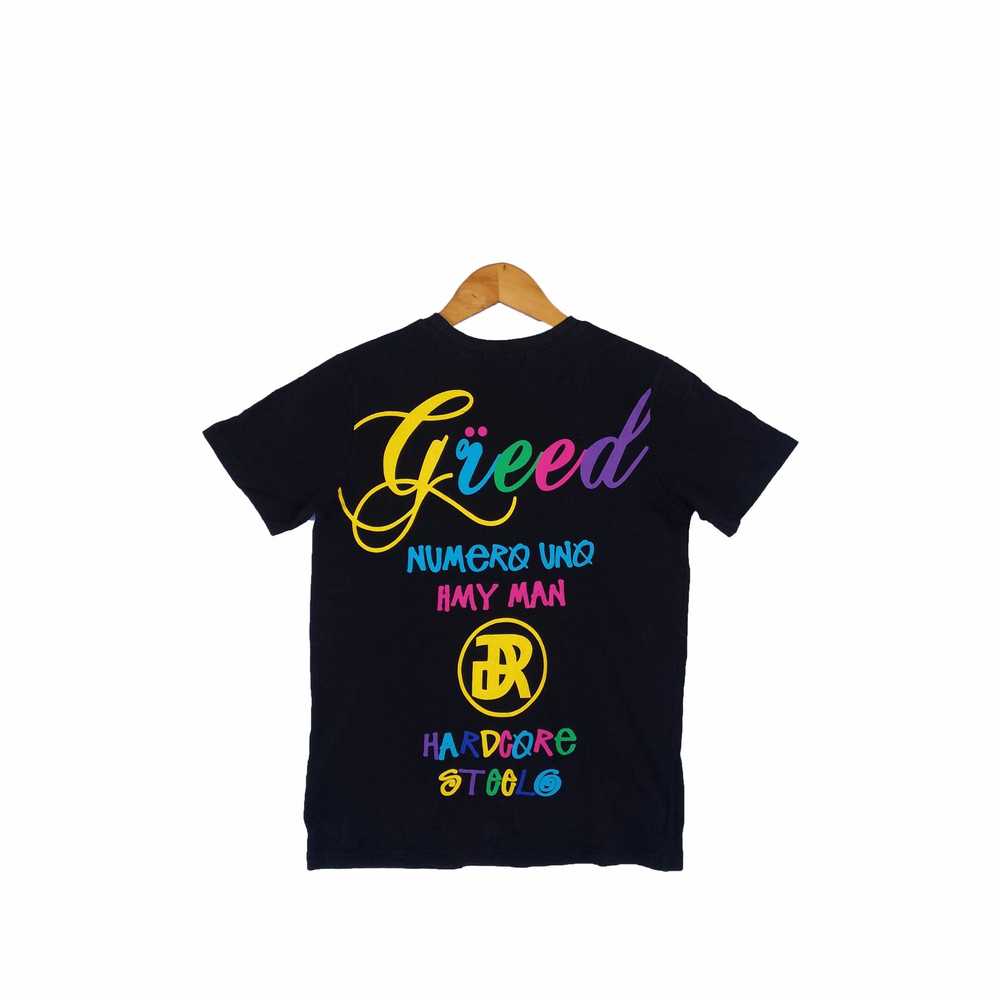 Japanese Brand × Vintage Greed alike Stussy T Shi… - image 2