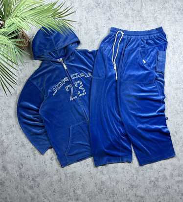 Vintage velour Nike air jordan deals tracksuit bottoms,