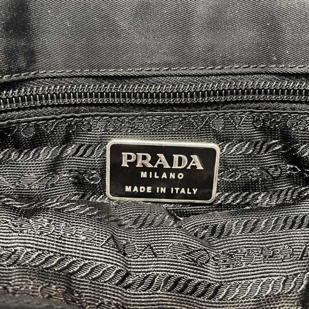 Prada Prada Tessuto Nylon Saffiano Leather Should… - image 10