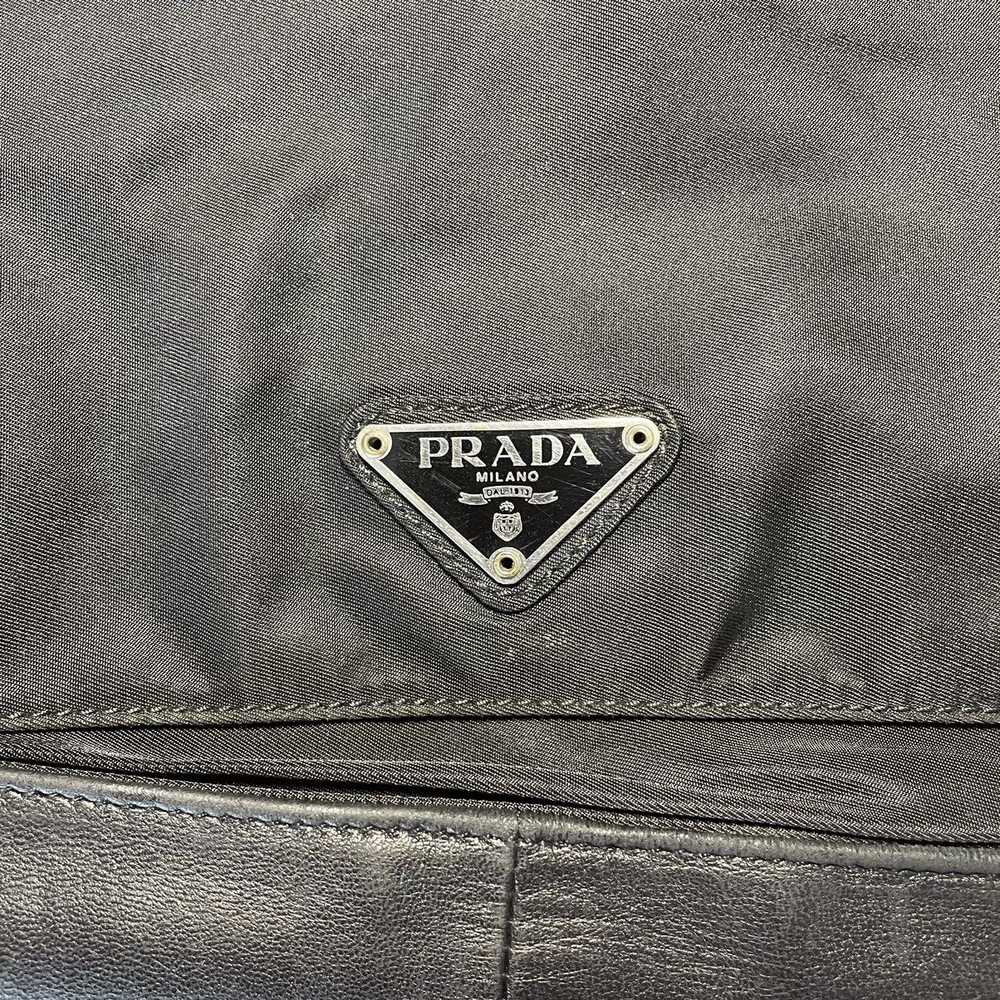 Prada Prada Tessuto Nylon Saffiano Leather Should… - image 3
