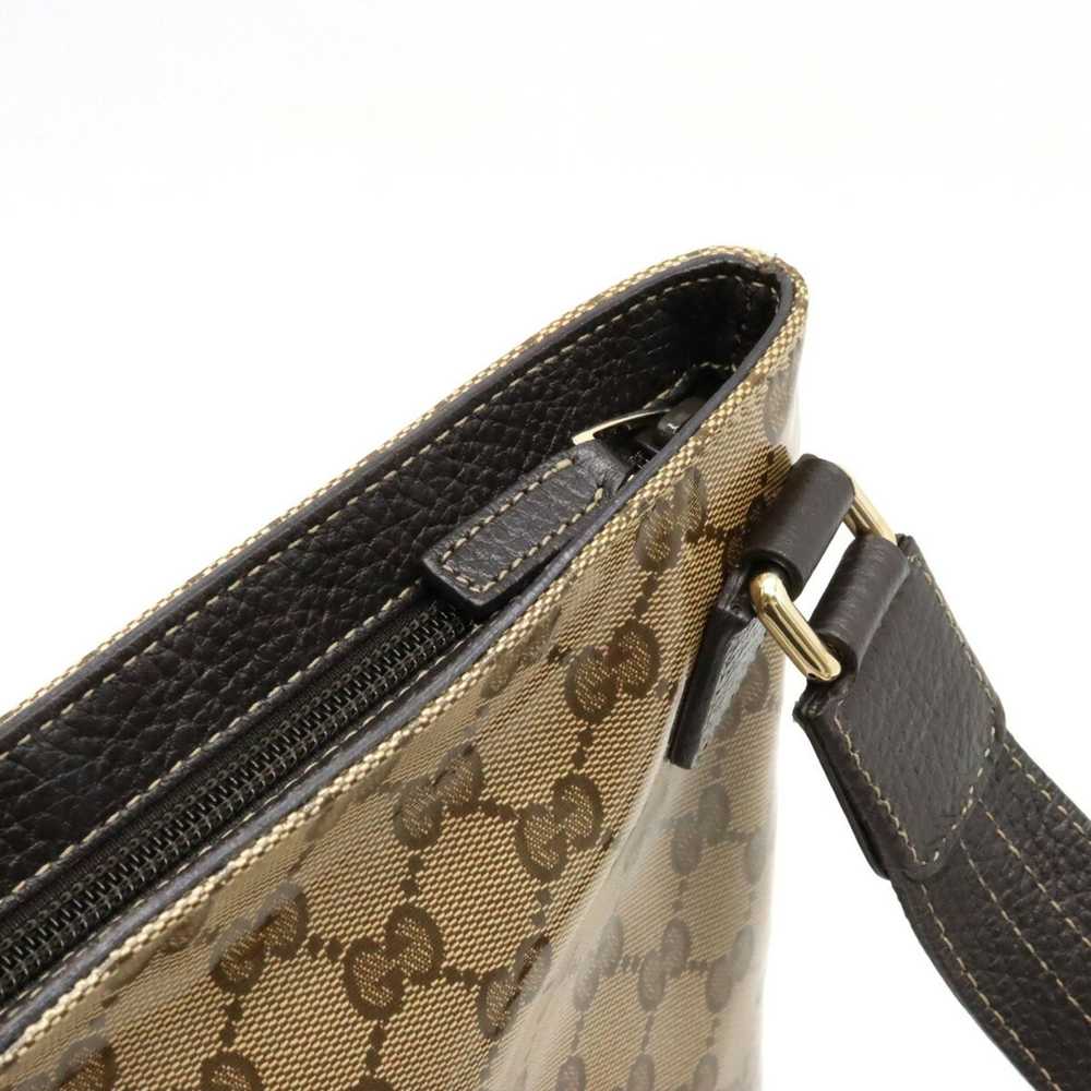 Gucci GUCCI GG Crystal Shoulder Bag Coated Canvas… - image 8