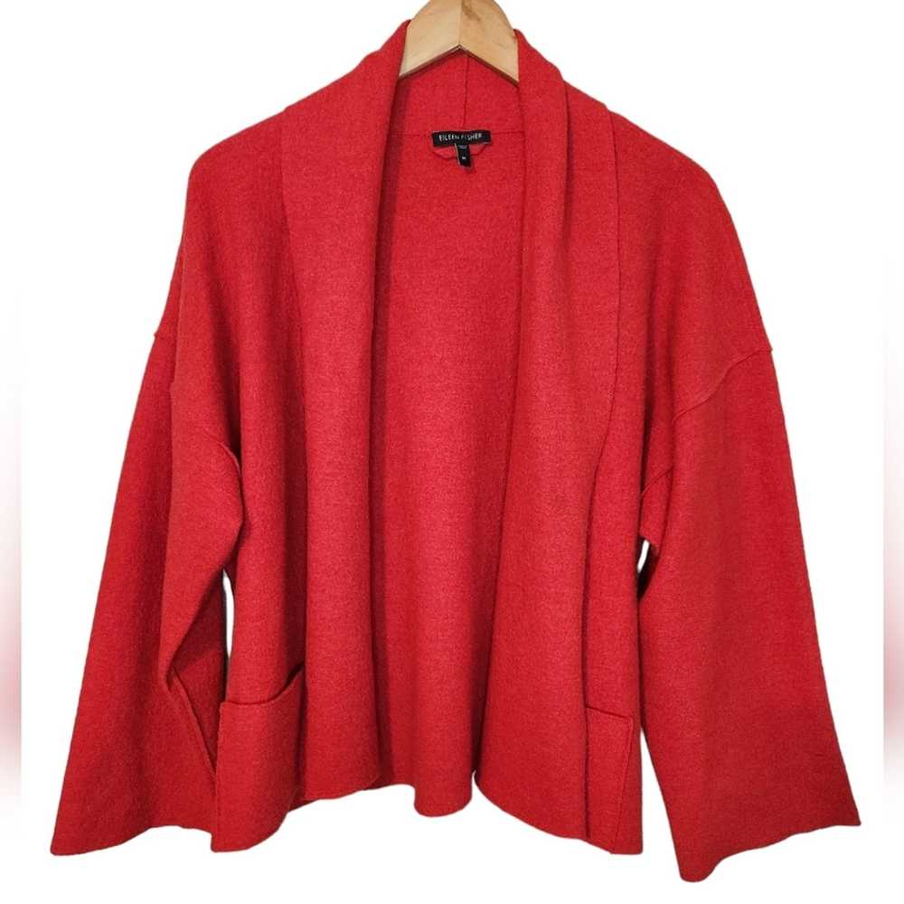 Eileen Fisher Eileen Fisher 100% Merino Wool Open… - image 1