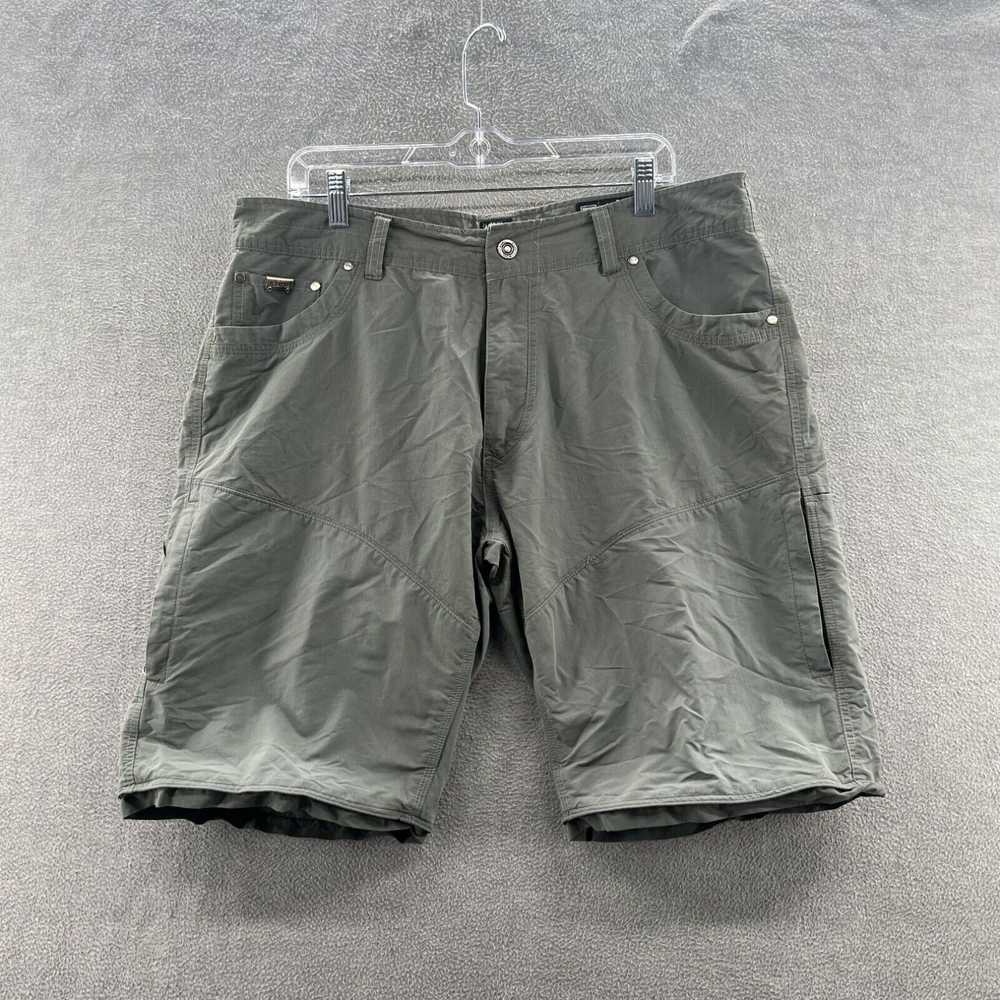 Vintage kuhl mens size 38 cargo outdoor shorts gr… - image 1