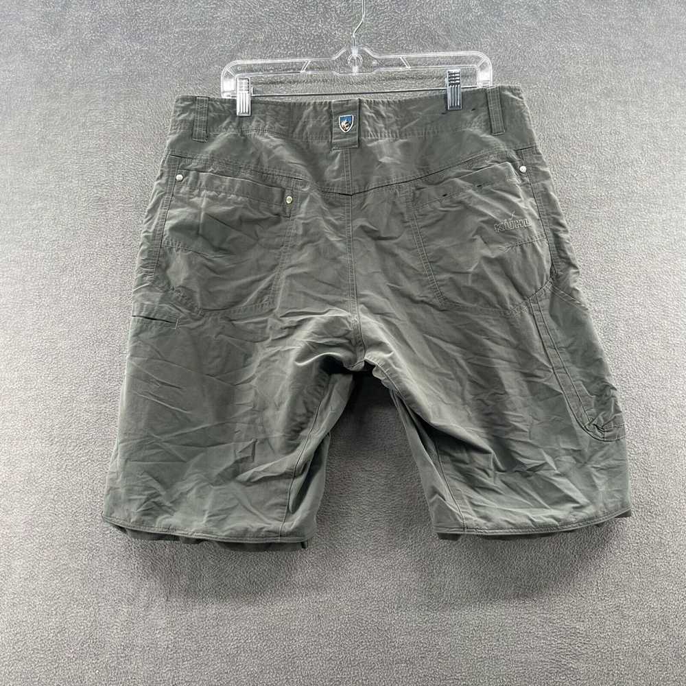 Vintage kuhl mens size 38 cargo outdoor shorts gr… - image 2