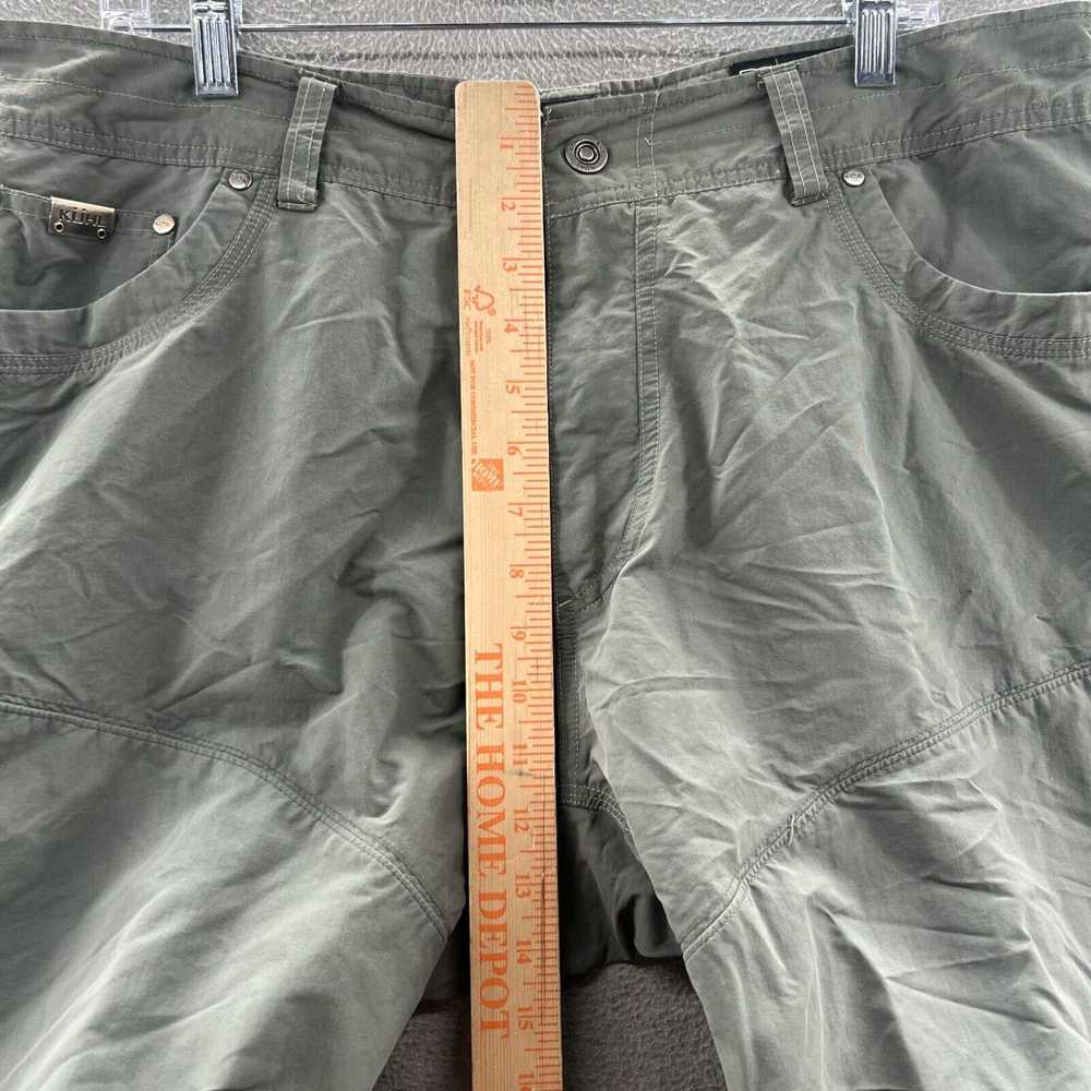 Vintage kuhl mens size 38 cargo outdoor shorts gr… - image 3