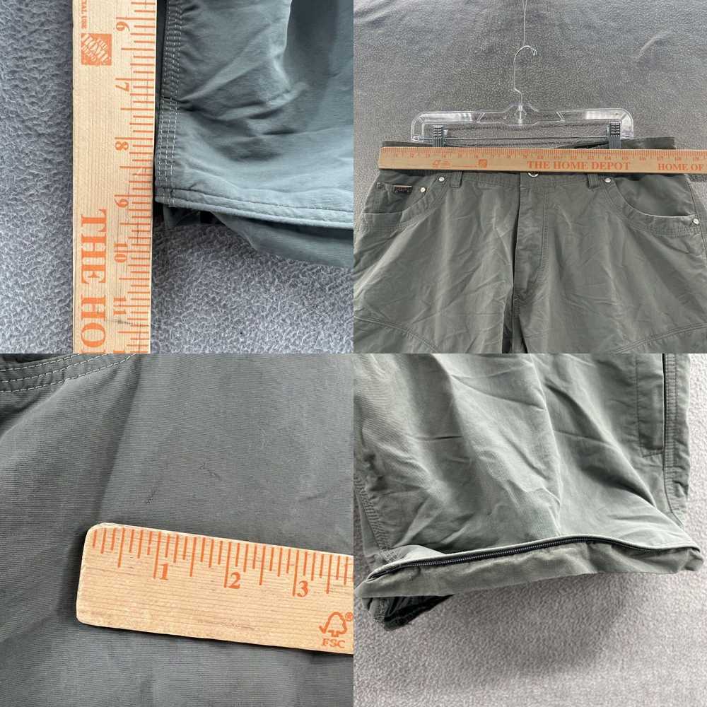 Vintage kuhl mens size 38 cargo outdoor shorts gr… - image 4