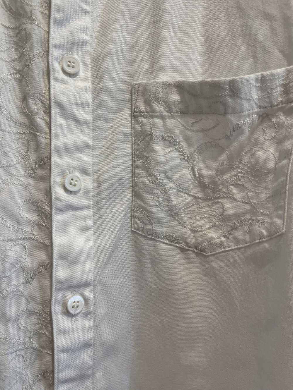 Sulvam Embroidered Cotton Shirt - image 3