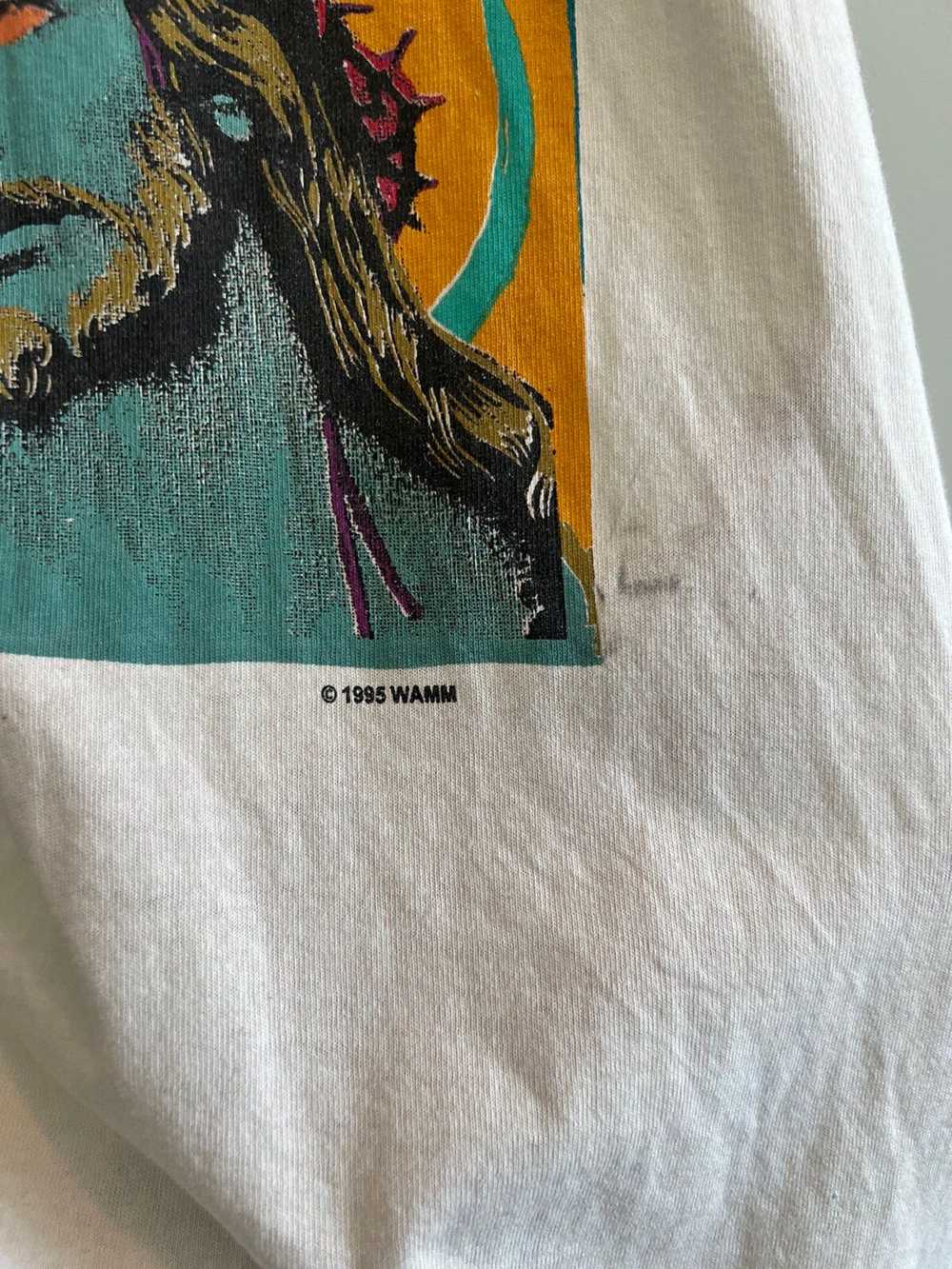 Vintage Vintage 1995 Andy Warhol Jesus WAAM Shirt - image 2