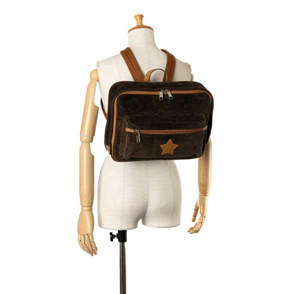 Gucci Gucci Double G Star Backpack 704946 Brown C… - image 11