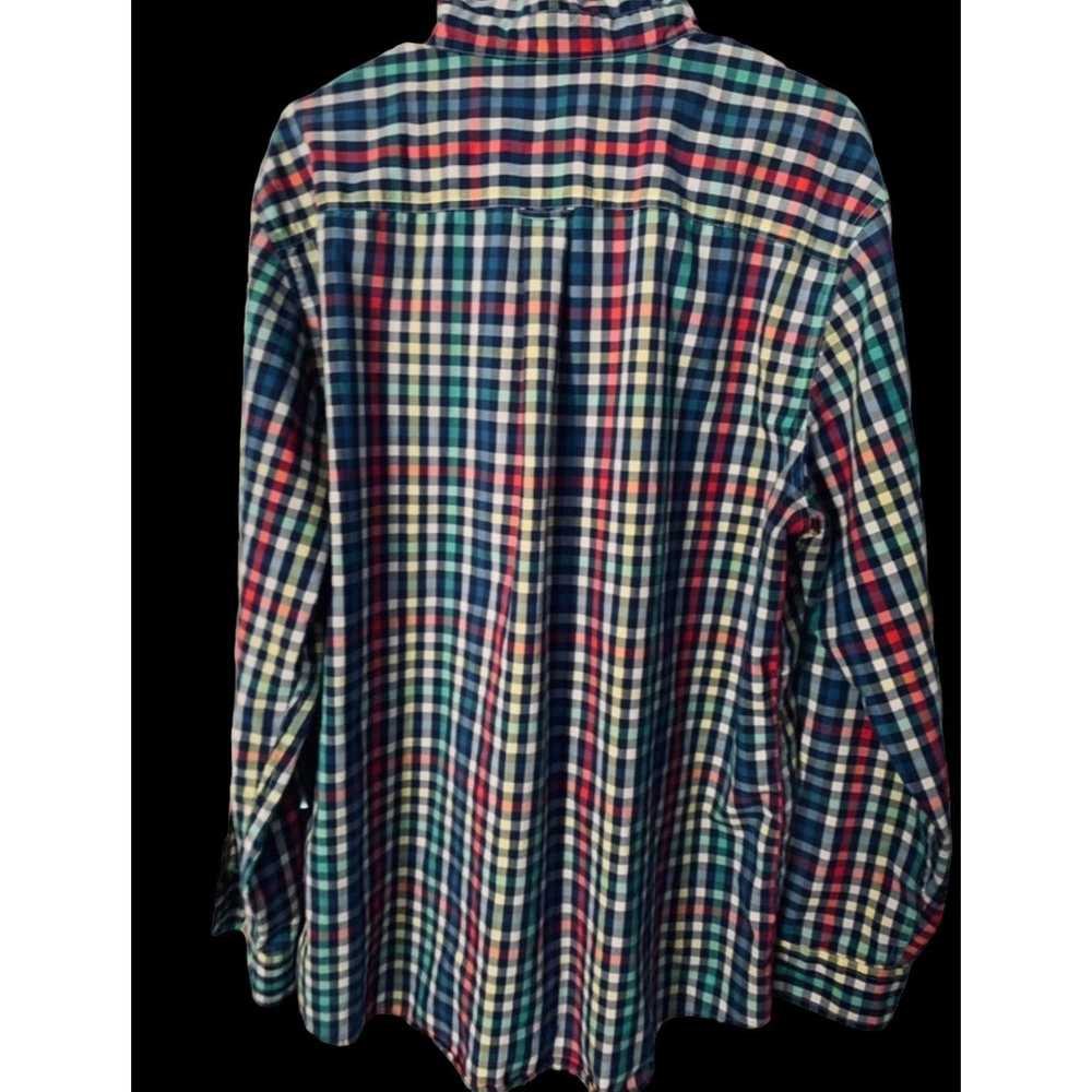 Chaps CHAPS button down shirt multicolored checke… - image 2