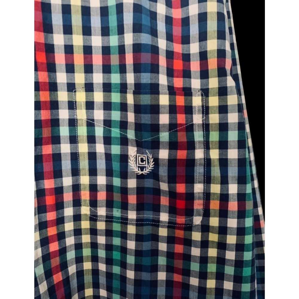 Chaps CHAPS button down shirt multicolored checke… - image 8