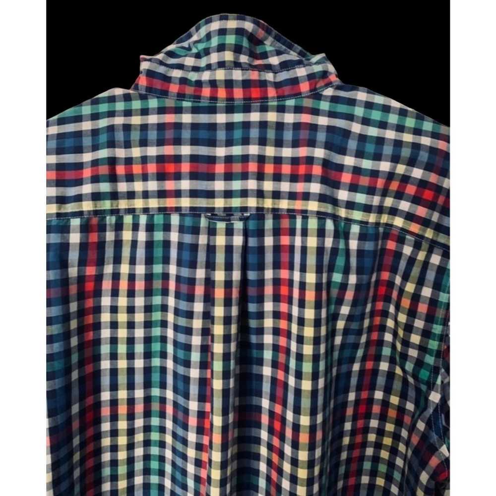 Chaps CHAPS button down shirt multicolored checke… - image 9