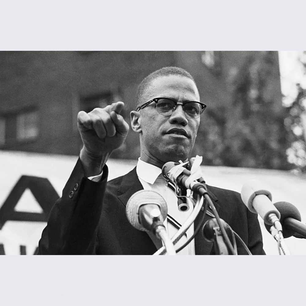 Malcolm X × Tee × Vintage Malcolm X Vintage 90s E… - image 3