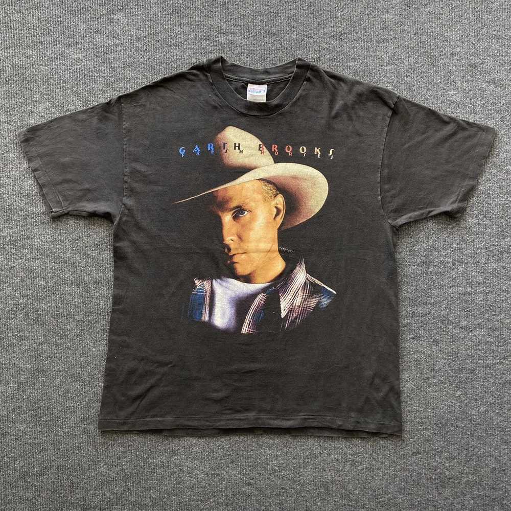 Country Road × Rock T Shirt × Vintage 90's Garth … - image 1