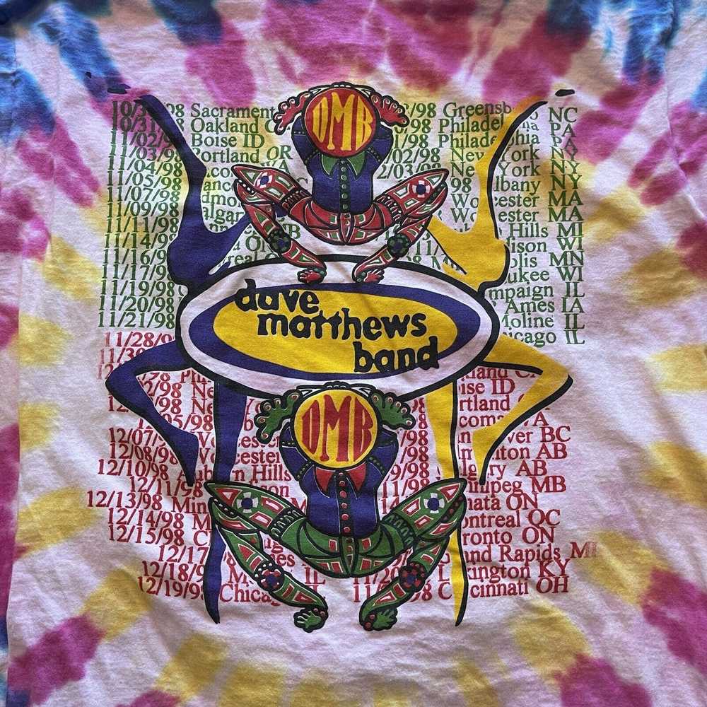 Vintage Dave Matthews Band Shirt Men XL Vintage 9… - image 11