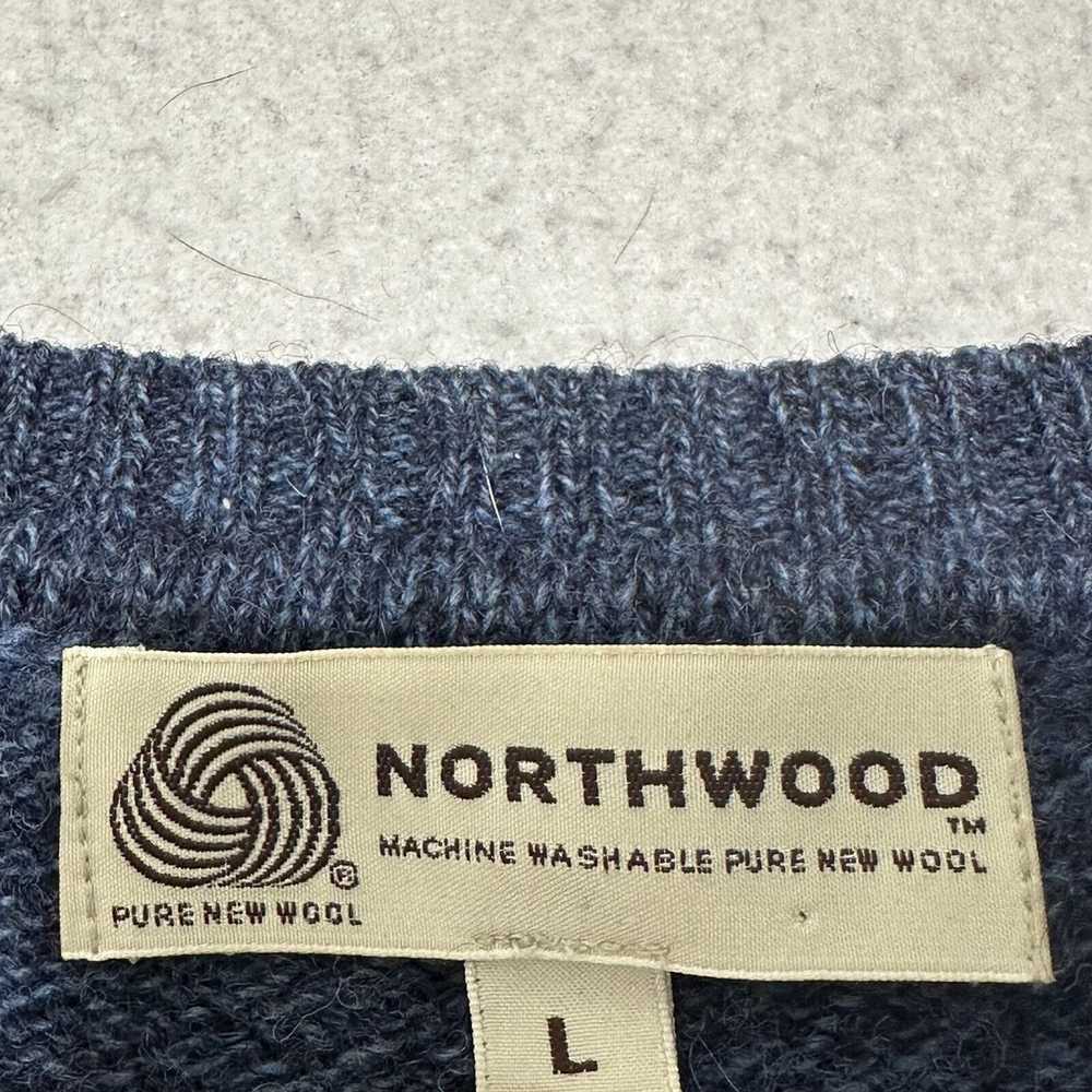 Northwoods Northwood Large Woolmark Wool Crewneck… - image 3