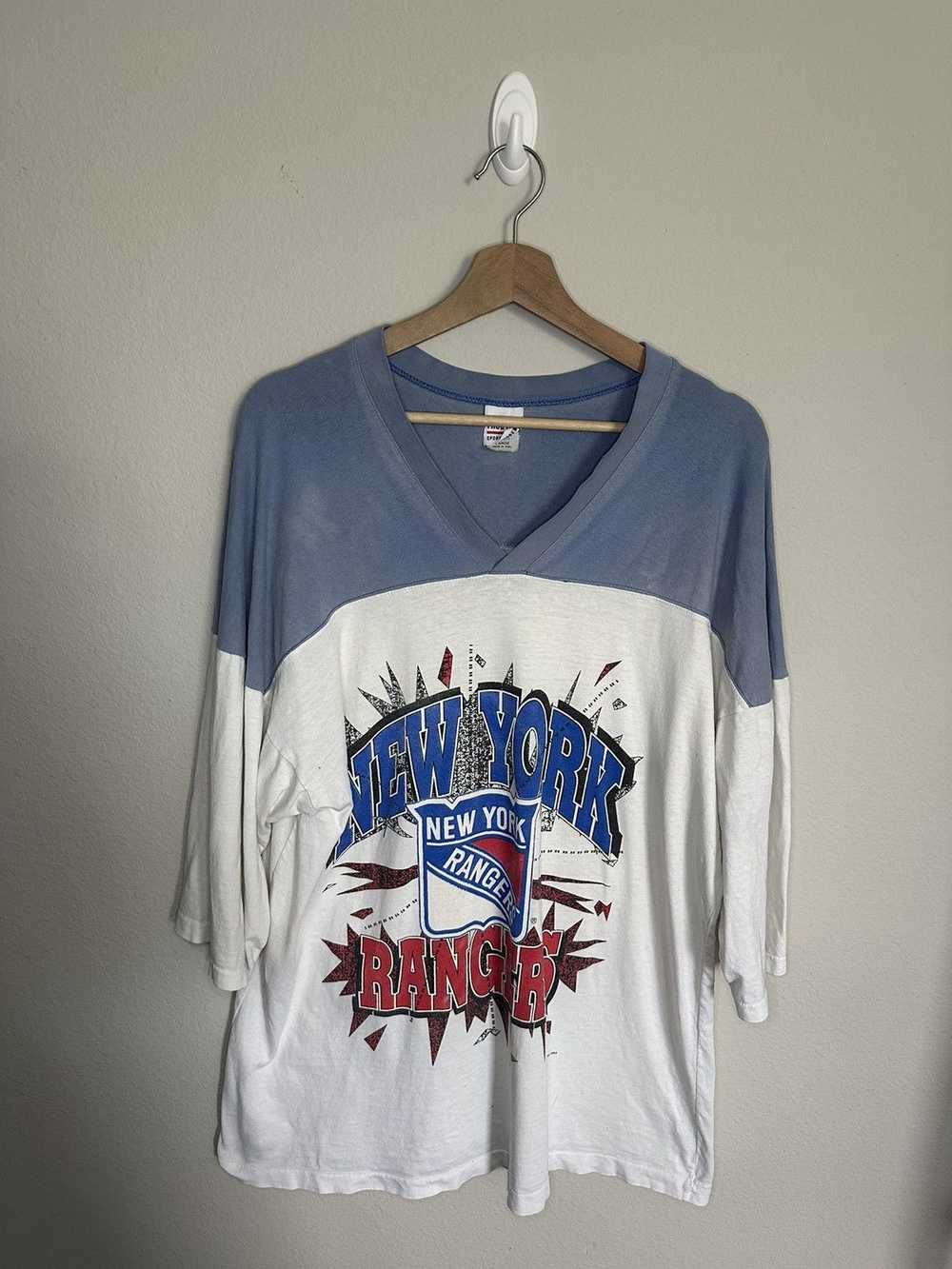 NHL × Vintage 93 NY Rangers 3/4 Shirt - image 1